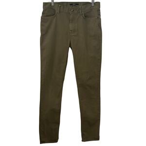 Quince Jeans Pants 32 x 31 Olive Green Army Soft Comfortable